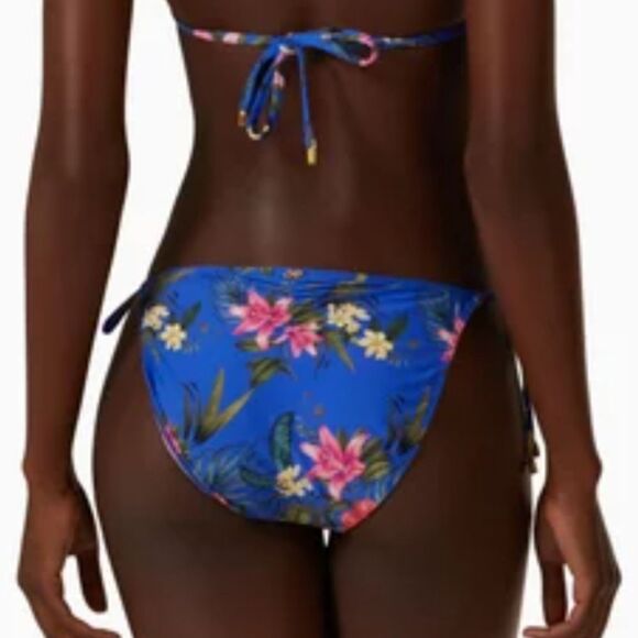 PQ SwimBoca Embroidered Bikini Bottom in Stretch Nylon NWT SIZE XS - Picture 2 of 7